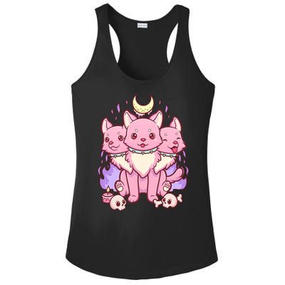 Three Headed Moon Dogs Ladies PosiCharge Competitor Racerback Tank