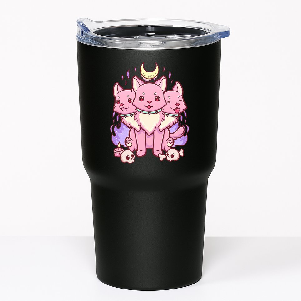 Three Headed Moon Dogs Tumbler
