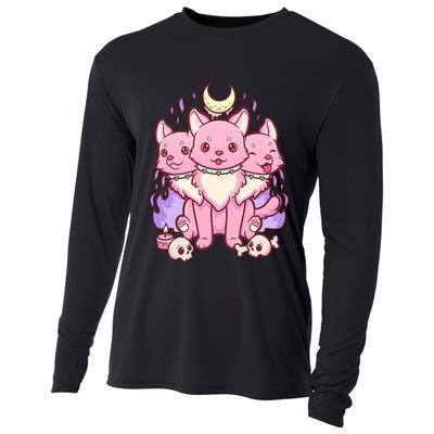 Three Headed Moon Dogs Cooling Performance Long Sleeve Crew