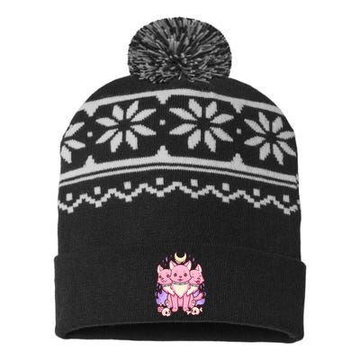 Three Headed Moon Dogs USA-Made Snowflake Beanie