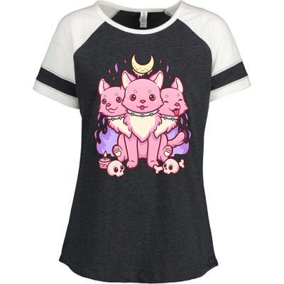 Three Headed Moon Dogs Enza Ladies Jersey Colorblock Tee