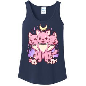 Three Headed Moon Dogs Ladies Essential Tank