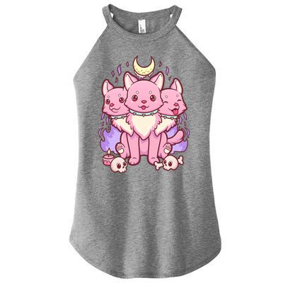 Three Headed Moon Dogs Women's Perfect Tri Rocker Tank