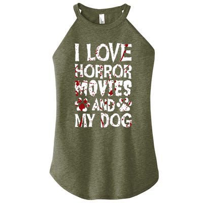 Thriller Horror Movies Scary Film Lovers Halloween Fans Women’s Perfect Tri Rocker Tank