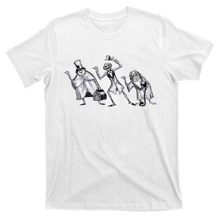 The Haunted Mansion The Hitchhiking Ghosts Asking T-Shirt