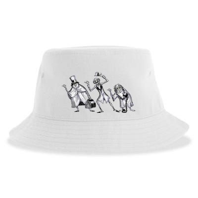 The Haunted Mansion The Hitchhiking Ghosts Asking Sustainable Bucket Hat
