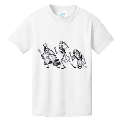 The Haunted Mansion The Hitchhiking Ghosts Asking Kids T-Shirt