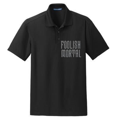 The Haunted Mansion Foolish Mortal Patterned Dry Zone Grid Polo