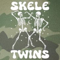 Twins Halloween Matching Skeletwins Legacy Tie Dye Trucker Hat