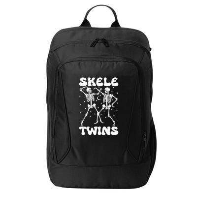 Twins Halloween Matching Skeletwins City Backpack