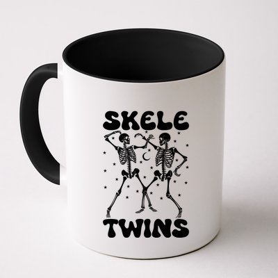 Twins Halloween Matching Skeletwins Mug