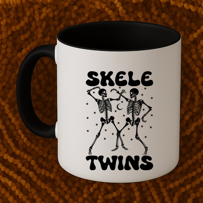 Twins Halloween Matching Skeletwins Mug