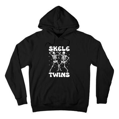 Twins Halloween Matching Skeletwins Tall Hoodie