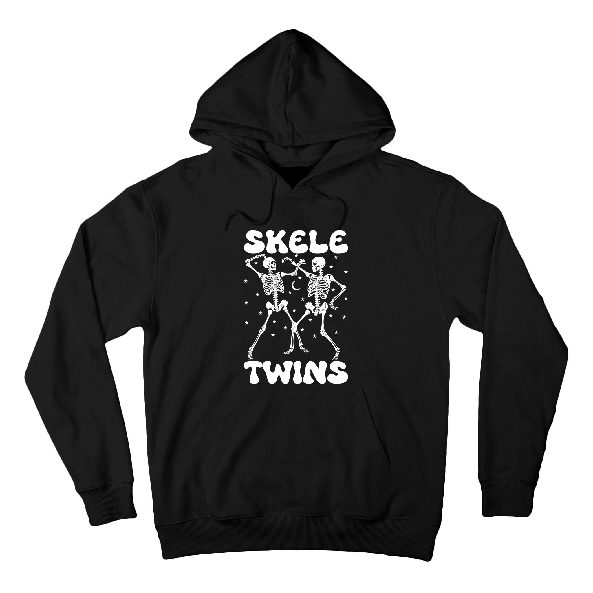 Twins Halloween Matching Skeletwins Tall Hoodie