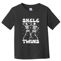 Twins Halloween Matching Skeletwins Toddler T-Shirt