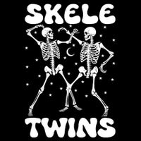 Twins Halloween Matching Skeletwins Wool Snapback Cap