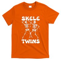 Twins Halloween Matching Skeletwins T-Shirt