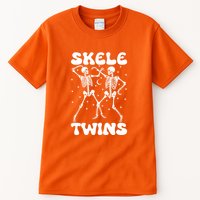 Twins Halloween Matching Skeletwins Tall T-Shirt