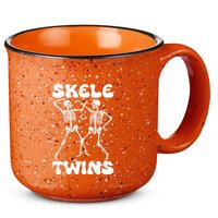 Twins Halloween Matching Skeletwins 15oz Campfire Ceramic Mug