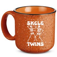 Twins Halloween Matching Skeletwins 15oz Campfire Ceramic Mug