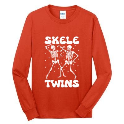 Twins Halloween Matching Skeletwins Tall Long Sleeve T-Shirt