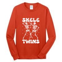 Twins Halloween Matching Skeletwins Tall Long Sleeve T-Shirt