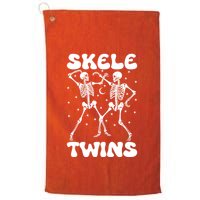 Twins Halloween Matching Skeletwins Golf Towel