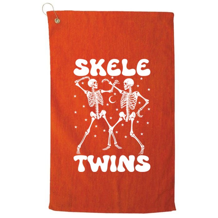 Twins Halloween Matching Skeletwins Golf Towel