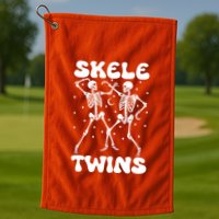 Twins Halloween Matching Skeletwins Golf Towel