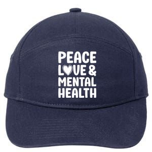 Tal Health Month Tal Health Awareness Gift 7-Panel Snapback Hat