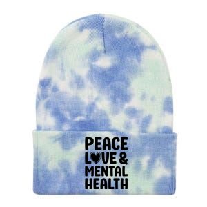 Tal Health Month Tal Health Awareness Gift Tie Dye 12in Knit Beanie