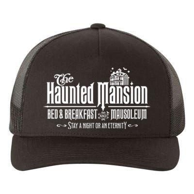 The Haunted Mansion Bed And Breakfast Yupoong Adult 5-Panel Trucker Hat