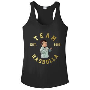 Team Hasbulla Meme Est 2003 Ladies PosiCharge Competitor Racerback Tank