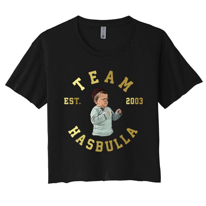 Team Hasbulla Meme Est 2003 Women's Crop Top Tee