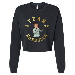 Team Hasbulla Meme Est 2003 Cropped Pullover Crew