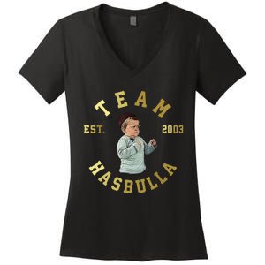 Team Hasbulla Meme Est 2003 Women's V-Neck T-Shirt