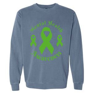 Tal Health Month We Wear Green Tal Health Awareness Gift Garment-Dyed Sweatshirt