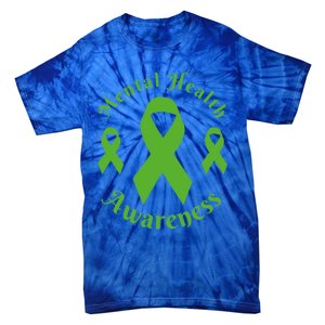 Tal Health Month We Wear Green Tal Health Awareness Gift Tie-Dye T-Shirt