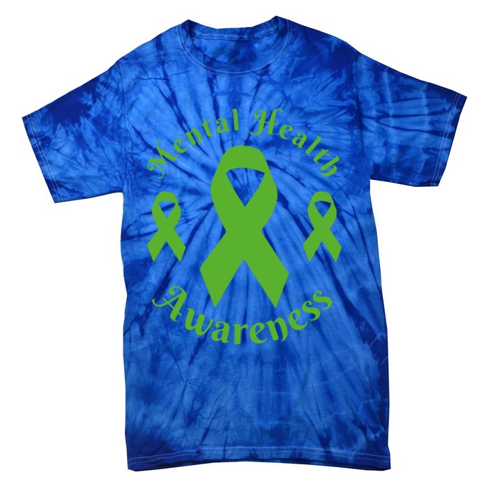 Tal Health Month We Wear Green Tal Health Awareness Gift Tie-Dye T-Shirt