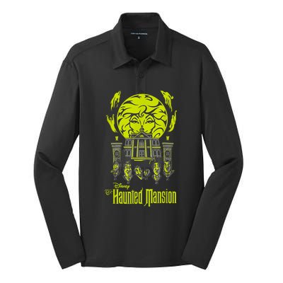 The Haunted Mansion Madame Leota & Singing Busts Poster Silk Touch Performance Long Sleeve Polo