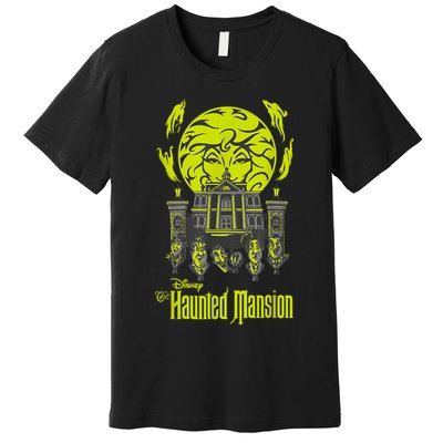 The Haunted Mansion Madame Leota & Singing Busts Poster Premium T-Shirt