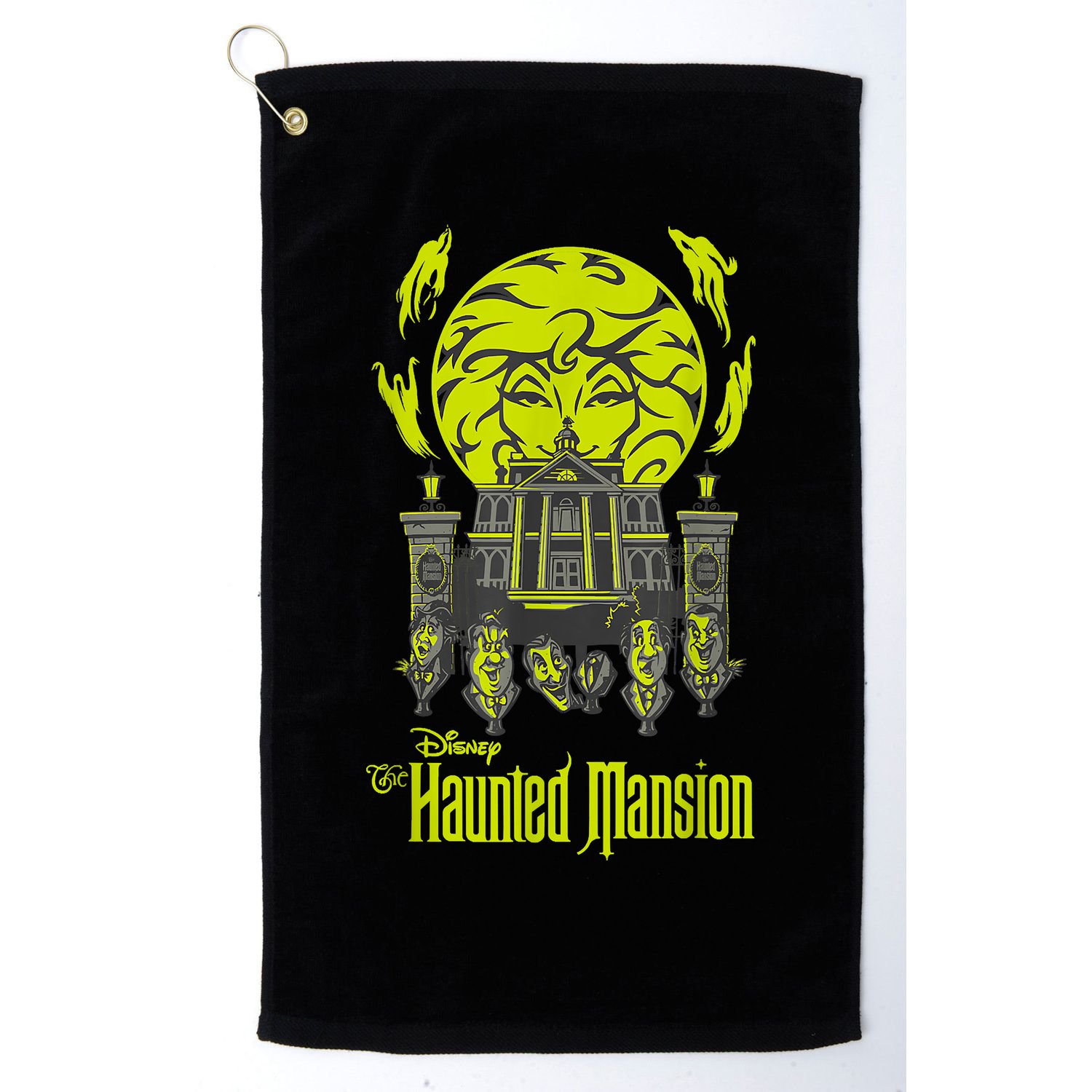 The Haunted Mansion Madame Leota & Singing Busts Poster Golf Towel