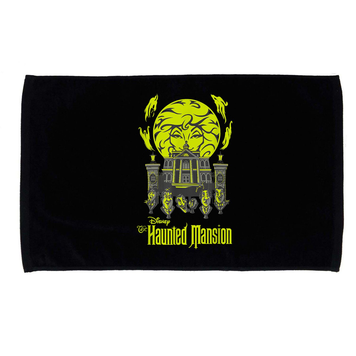 The Haunted Mansion Madame Leota & Singing Busts Poster Microfiber Hand Towel