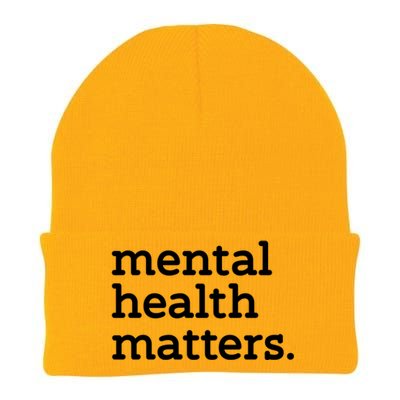 Tal Health Matters Minimalist Empathy Quote Gift Knit Cap Winter Beanie