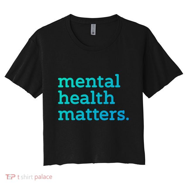 Tal Health Matters Minimalist Empathy Quote Gift Crop Top