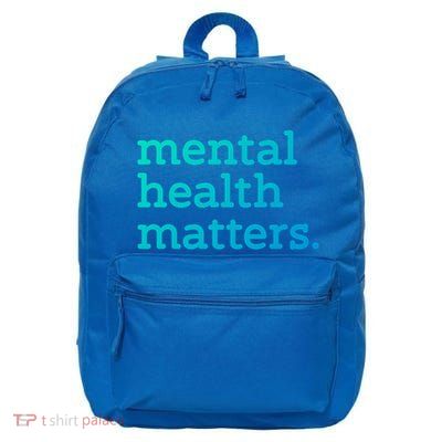 Tal Health Matters Minimalist Empathy Quote Gift 16 in Basic Backpack