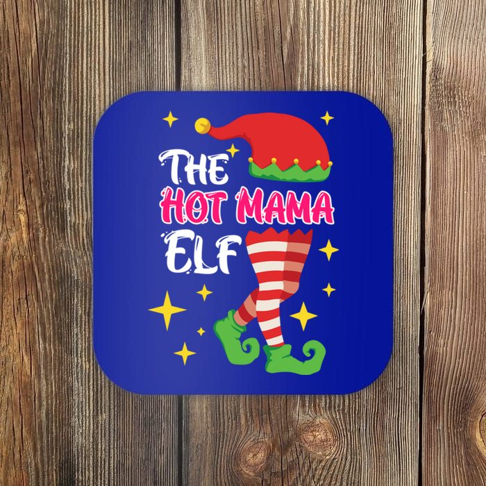 The Hot Mama Elf Mother Elf Funny Gift Coaster