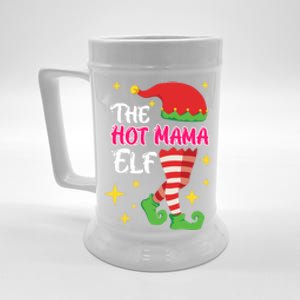 The Hot Mama Elf Mother Elf Funny Gift Beer Stein