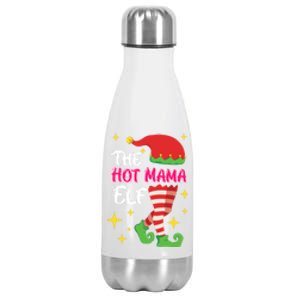 The Hot Mama Elf Mother Elf Funny Gift Stainless Steel Insulated Water Bottle