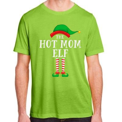 The Hot Mom Elf Christmas Family Matching Group Mother Gift Adult ChromaSoft Performance T-Shirt